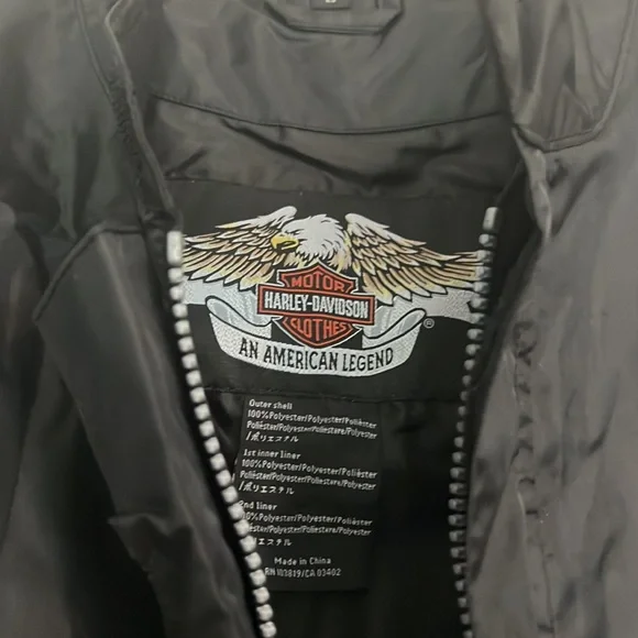 Harley Davison -waterproof jacket liner - Picture 3 of 3